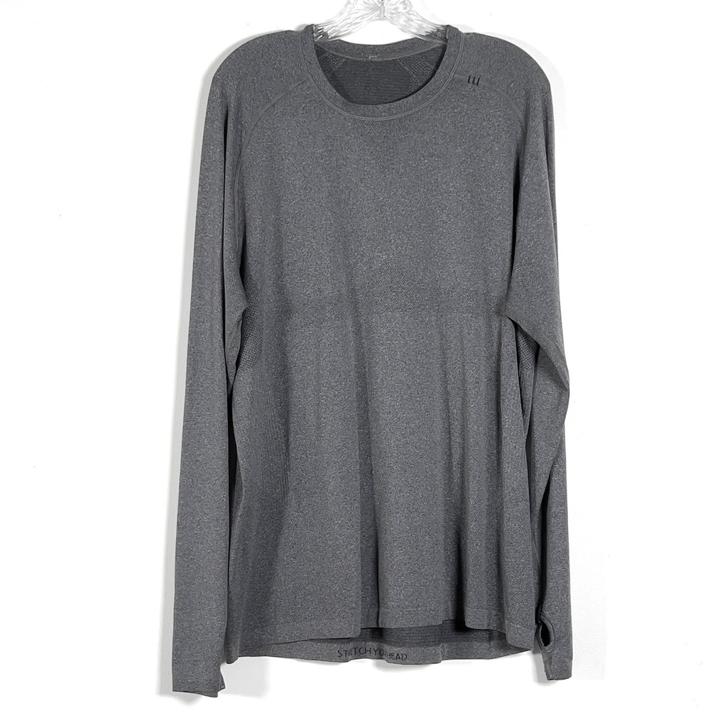Lululemon Metal Vent Tech Pullover Mens Sz XL Gray Long Sleeve Shirt Athletic - Picture 1 of 9